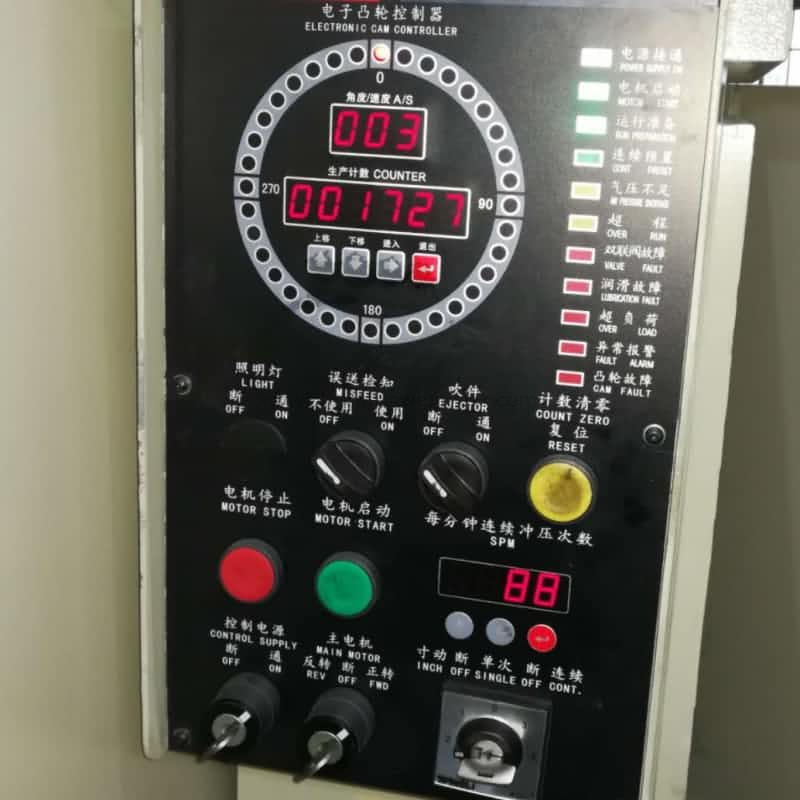 JH21-80L Máy ép biến đổi đột quỵ với dung lượng 80ton