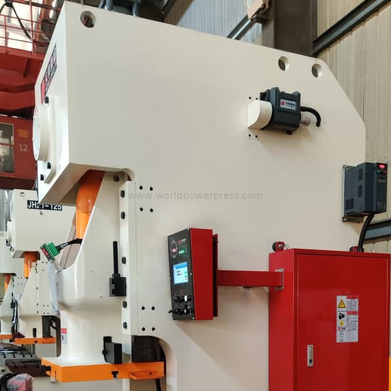 Máy móc chính xác thế giới c Type 125TON Metal Stamping Press